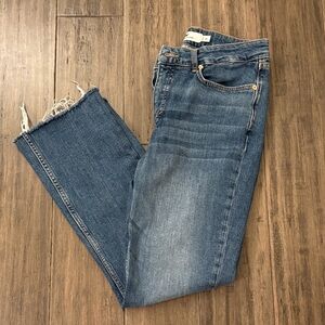 Vineyard Vines Distressed Blue Cropped Jeans